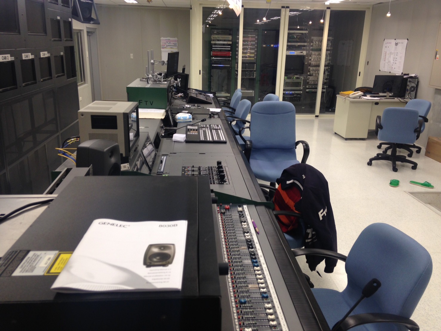 電視台數位副控室