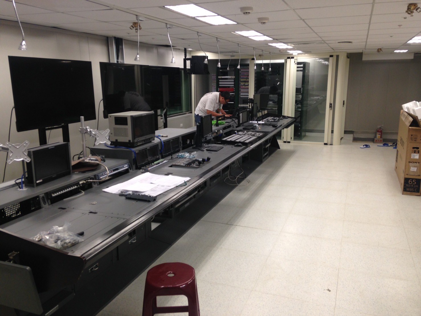 電視台數位副控室